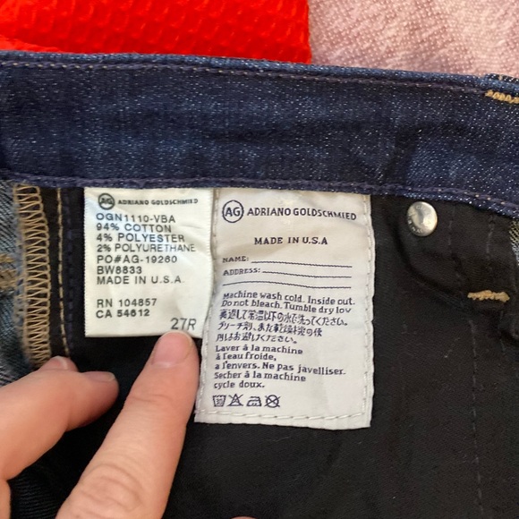 Adriano Goldschmied AG Stilt Cigarette Blue Jeans - Picture 8 of 8